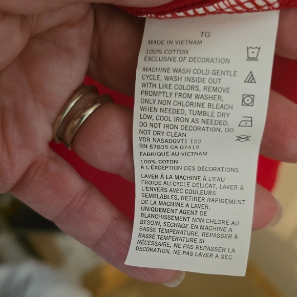 Nautica Red Polo Vibrant Cotton Blend Shirt - Picture 4 of 5